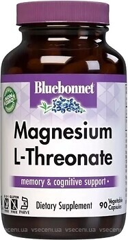 Фото Bluebonnet Nutrition Magnesium L-Threonate 90 капсул