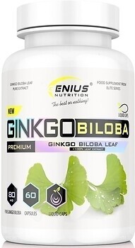 Фото Genius Nutrition Ginkgo Biloba 60 капсул