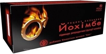 Фото Elit-Pharm Йохімбе 80 таблеток