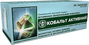 Фото Elit-Pharm Кобальт Активний 80 таблеток