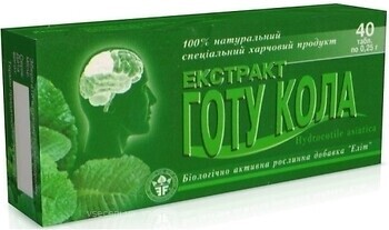 Фото Elit-Pharm Екстракт Готу Кола 40 таблеток