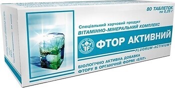 Фото Elit-Pharm Фтор активний 80 таблеток