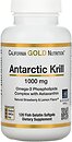 Фото California Gold Nutrition Antarctic Krill 1000 мг со вкусом клубники и лимона 120 капсул