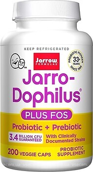 Фото Jarrow Formulas Jarro-Dophilus + FOS 200 капсул