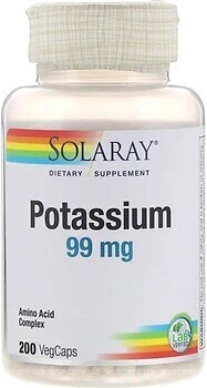 Фото Solaray Potassium 99 мг 200 капсул