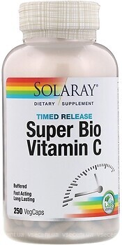 Фото Solaray Super Bio Vitamin C 250 капсул
