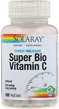 Фото Solaray Super Bio Vitamin C 100 капсул