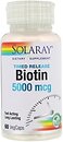 Фото Solaray Biotin 5000 мкг 60 капсул