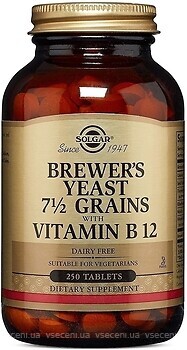 Фото Solgar Brewer's Yeast 250 пігулок