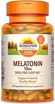 Фото Sundown Naturals Melatonin 10 мг 90 капсул