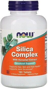 Фото Now Foods Silica Complex 180 пігулок