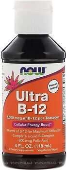 Фото Now Foods Ultra B-12 118 мл