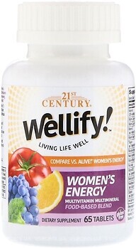 Фото 21st Century Wellify Women's Energy 65 пігулок