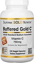 Фото California Gold Nutrition Buffered Vitamin C 750 мг 240 капсул