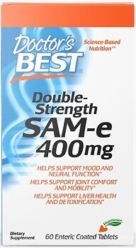 Фото Doctor's Best SAM-E 400 мг 60 пігулок