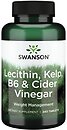 Фото Swanson Lecithin, Kelp, B6 & Cider Vinegar 240 пігулок