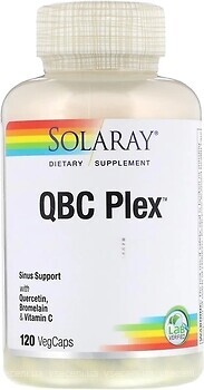 Фото Solaray QBC Plex Quercetin+Bromelain+Vitamin C 120 капсул (SOR04467)