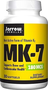 Фото Jarrow Formulas MK-7 Vitamin 180 мкг 30 капсул (JRW30012)