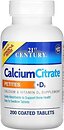 Фото 21st Century Calcium Citrate Petites + D3 200 пігулок