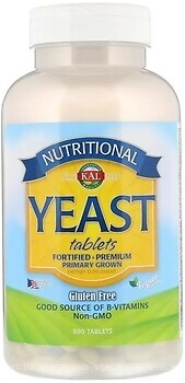 Фото KAL Nutritional Yeast 500 таблеток