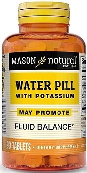 Фото Mason Natural Watter Pill with Potassium 90 таблеток