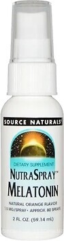 Фото Source Naturals Sleep Science Melatonin 1.5 мг зі смаком апельсина 59.14 мл