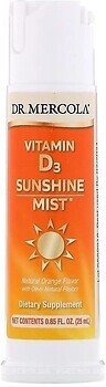 Фото Dr. Mercola Vitamin D3 Sunshine Mist 25 мл
