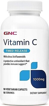 Фото GNC Vitamin C Timed-release 1000 мг 90 пігулок