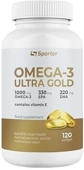 Фото Sporter Omega 3 Ultra Gold 120 капсул
