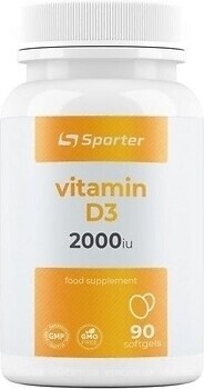 Фото Sporter Vitamin D3 2000 IU 90 капсул