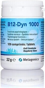 Фото Metagenics B12-Dyn 1000 мкг зі смаком малини 120 пігулок