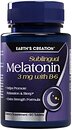 Фото Earth's Creation Sublingual Melatonin 3 мг with B-6 60 пігулок