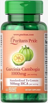 Фото Puritan's Pride Garcinia Cambogia 500 мг 60 капсул