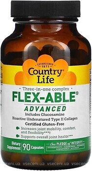 Фото Country Life Flex-Able Advanced 90 капсул