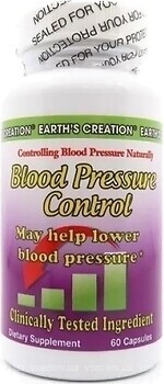 Фото Earth's Creation Blood Pressure Control 60 капсул