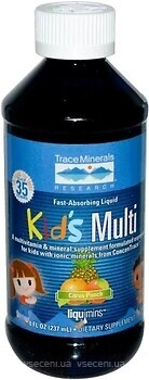 Фото Trace Minerals Kids Multi зі смаком цитрусового пуншу 237 мл