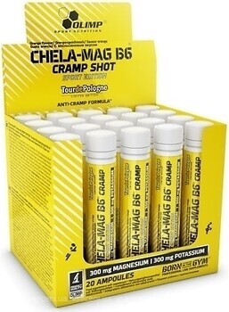 Фото Olimp Nutrition Chela-Mag B6 Cramp Shot зі смаком апельсина 20x 25 мл