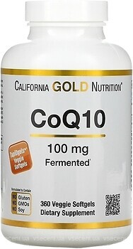 Фото California Gold Nutrition CoQ10 100 мг 360 капсул