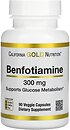 Фото California Gold Nutrition Benfotiamine 300 мг 90 капсул