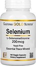 Фото California Gold Nutrition Selenium 200 мкг 180 капсул