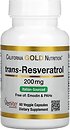 Фото California Gold Nutrition Trans-Resveratrol 200 мкг 60 капсул