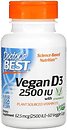 Фото Doctor's Best Vegan D3 2500 IU 60 капсул
