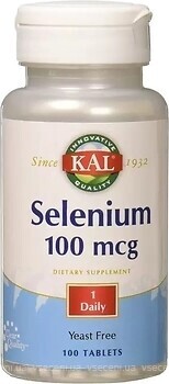 Фото KAL Selenium 100 мкг 100 таблеток