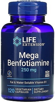 Фото Life Extension Mega Benfotiamine 120 капсул (LEX92512)