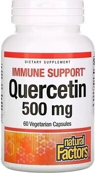 Фото Natural Factors Quercetin 500 мг 60 капсул