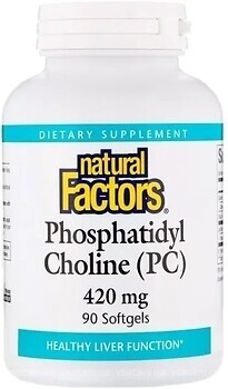 Фото Natural Factors Phosphatidyl Choline 90 капсул