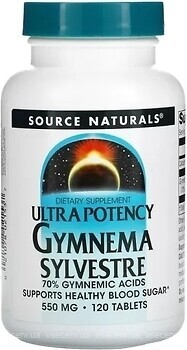 Фото Source Naturals Ultra Potency Gymnema Sylvestre 550 мг 120 таблеток