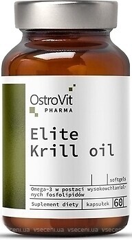 Фото OstroVit Elite Krill Oil 60 капсул