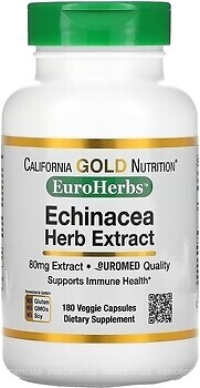 Фото California Gold Nutrition Echinacea Herb Extract 180 капсул