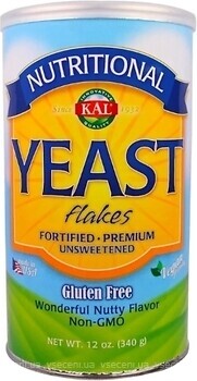 Фото KAL Nutritional Yeast Flakes зі смаком горіха 340 г
